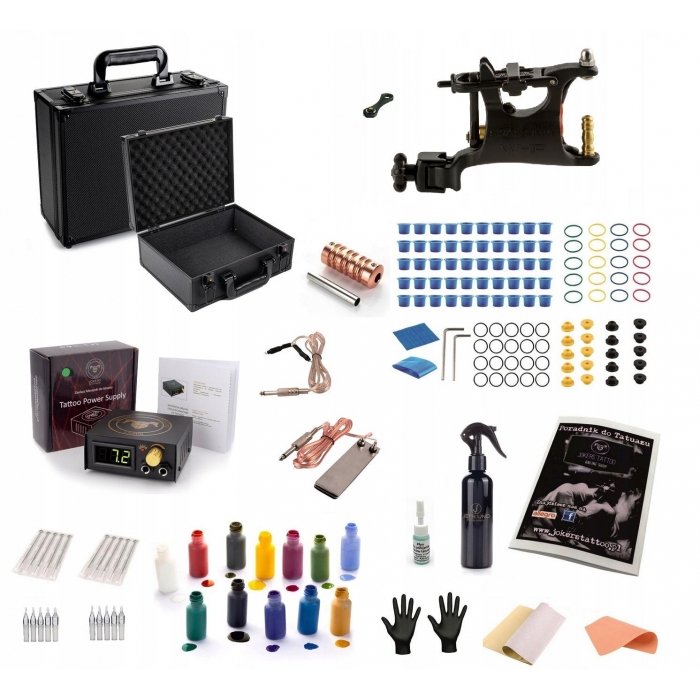 Complete WHIP rotary tattoo machine set