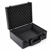 Aluminum case for weapons, tools, equipment, makeup, BLACK, WITHOUT LOGO