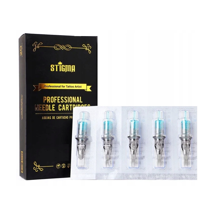 Stigma Gold Tattoo Needle Cartridges, set of 5x 21M1