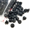 BLACK ANCHOR RUBBERS, tattoo nipples, 50 pcs