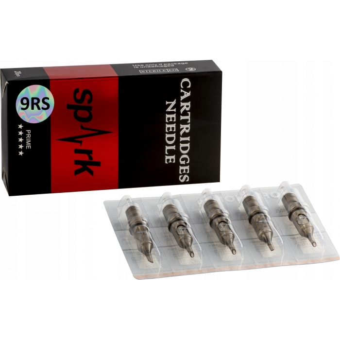 SPARK Tattoo Needle Cartridges, set of 5, 9RS