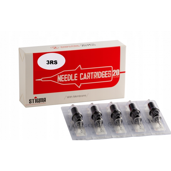 Stigma Tattoo Needle Cartridges, set of 5, 3RS