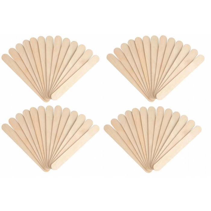 Wooden spatulas, pack of 50 pieces