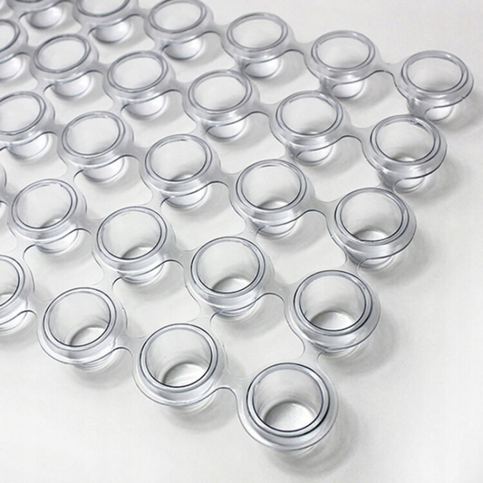 TRANSPARENT MODULAR CUPS for tattoo CUTTING 50 p