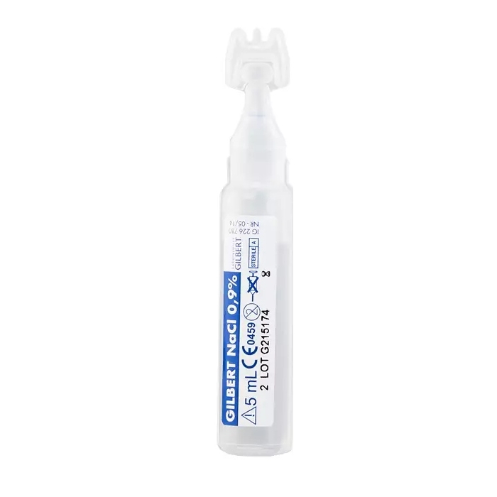 GILBERT PHYSIOLOGICAL SALT 0.9 NaCl ONE AMPOULE