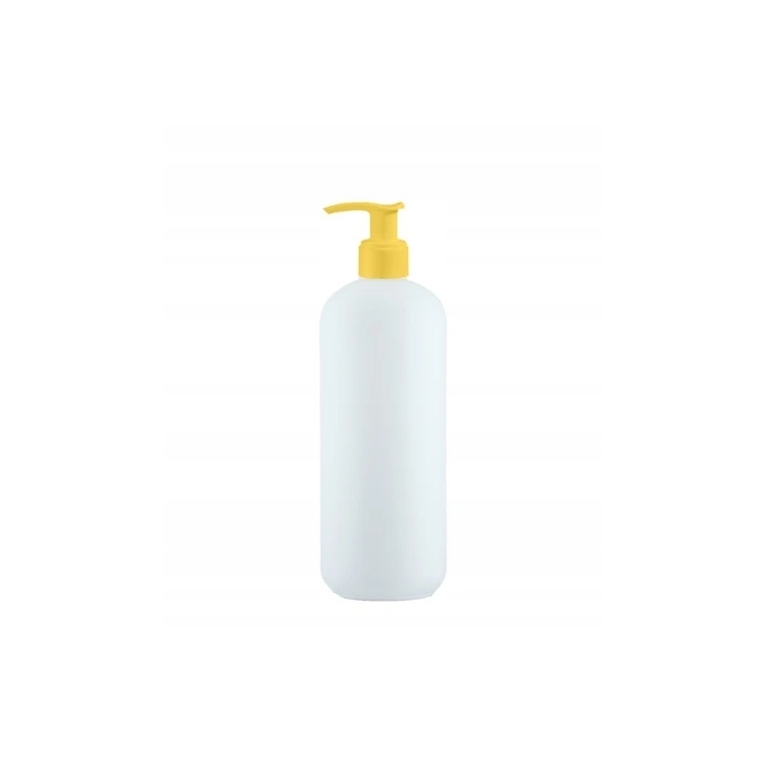 Bottle Manual soap dispenser standing 500ml Yel