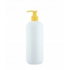 Bottle Manual soap dispenser standing 500ml Yel